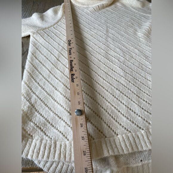 White/ ivory almost off white sweater - Picture 3 of 6